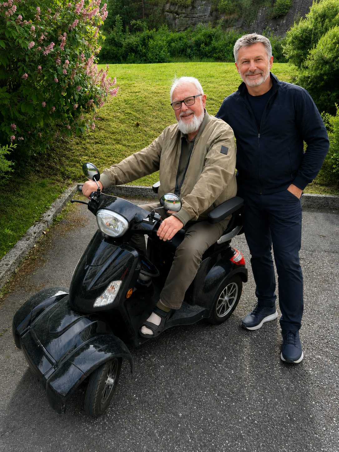 Jørn Arne Jørgensen og hans far Jørn Jørgensen